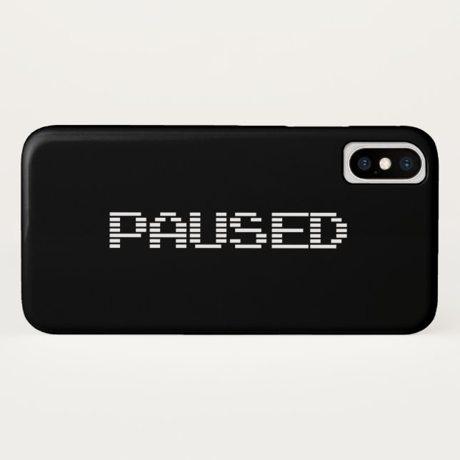 PAUSED Case-Mate iPhone CASE (Back (Horizontal))