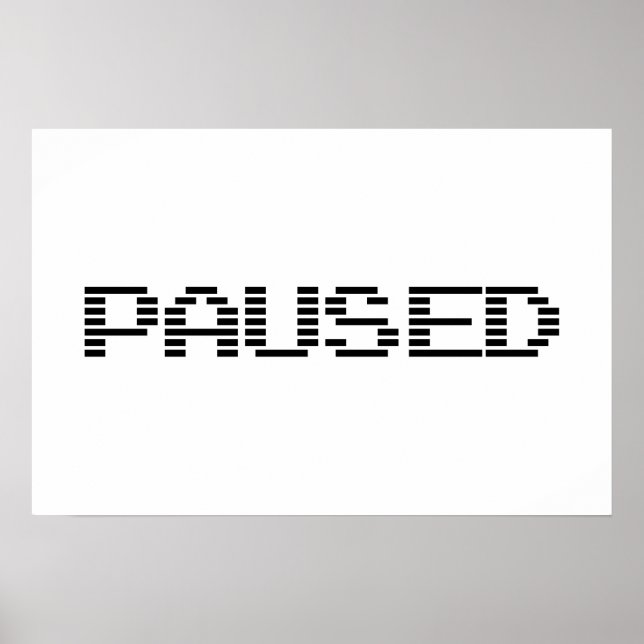 PAUSED POSTER (Front)