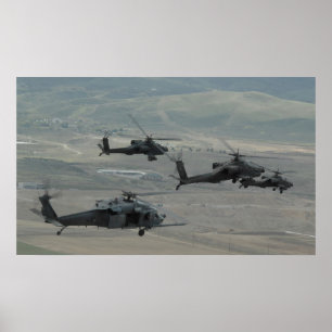 Pave Hawks and Apaches Poster