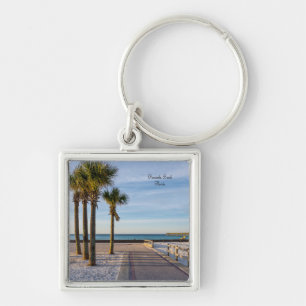 Paved Walkway To Pensacola Beach Keychain Souvenir