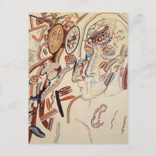 Pavel Filonov- Heads Postcard