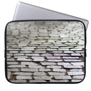 Pavement cobblestones walkway laptop sleeve