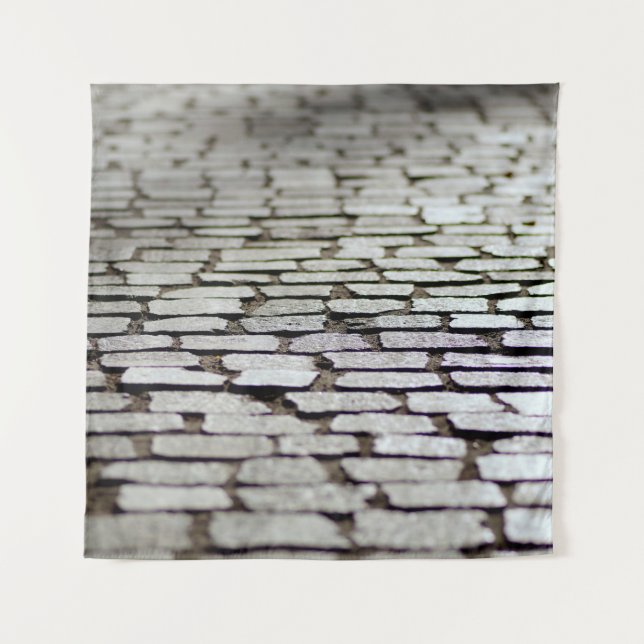 Pavement cobblestones walkway tapestry (Front)