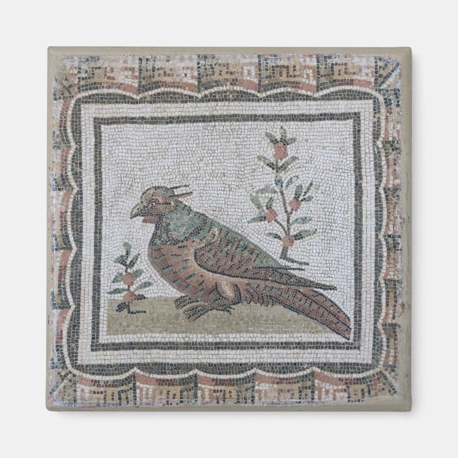 Pavement depicting a pheasant magnet (Front)