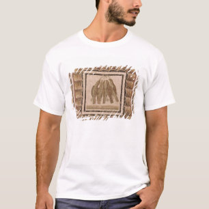 Pavement depicting five thrushes, from El-Jem T-Shirt