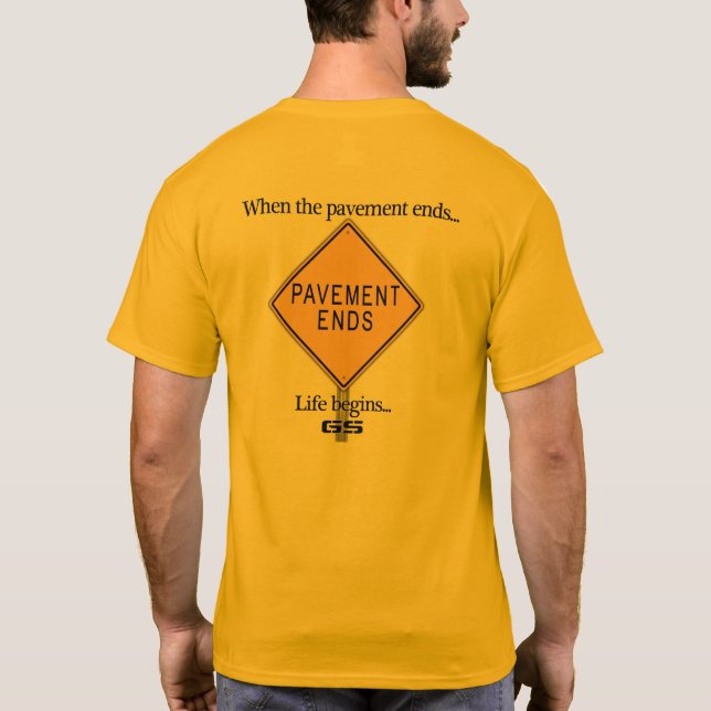 Pavement Ends II T-Shirt (Back)