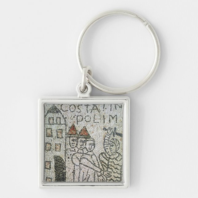 Pavement of St. John the Evangelist Key Ring (Front)
