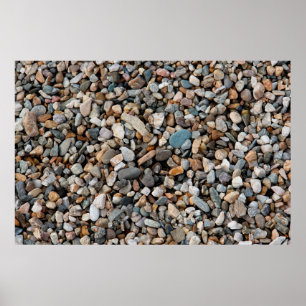 Pavement pebble textureabstract, home decor, backg poster