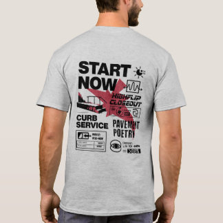 Pavement Poetry Skateboarding Street Skater T-Shirt