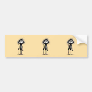 Pavian baboon bumper sticker
