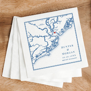 Pavilion at Patriots Point Wedding Mount Pleasant Napkin