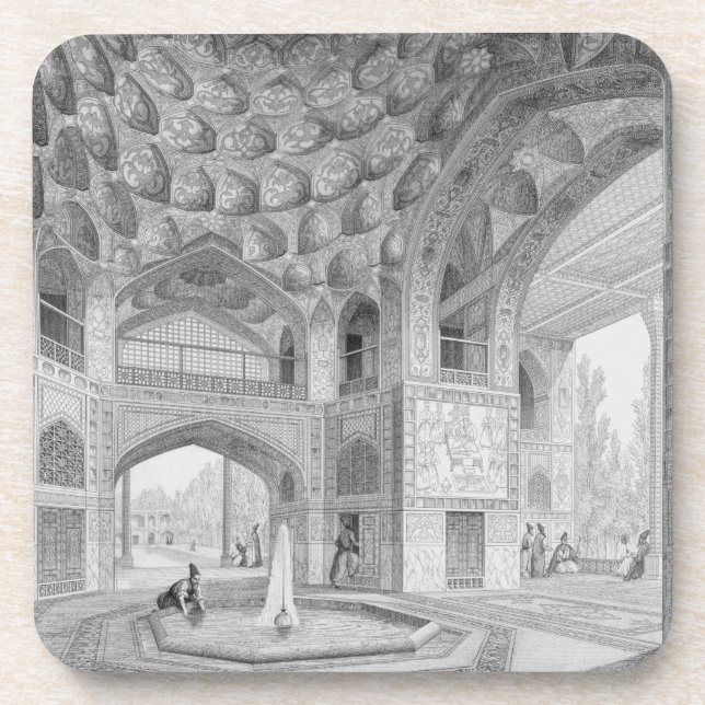 Pavilion of the Eight Paradises, in Isfahan, from Coaster (Front)