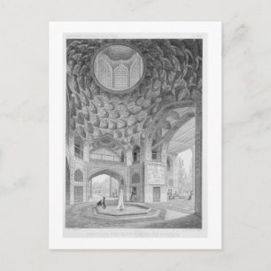 Pavilion of the Eight Paradises, in Isfahan, from Postcard