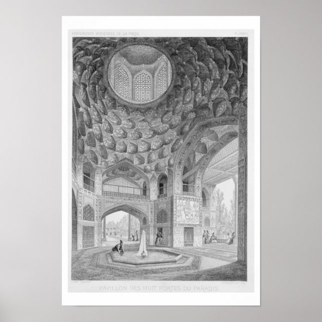 Pavilion of the Eight Paradises, in Isfahan, from Poster (Front)