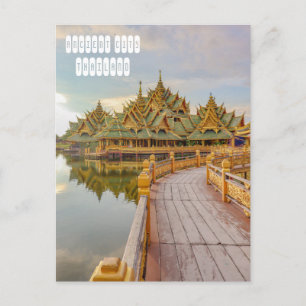 Pavilion of the Enlightened in the Ancient City Holiday Postcard