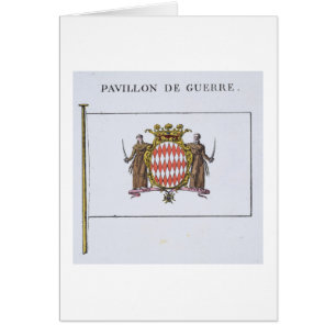 Pavillon de Guerre, detail from Flags from Monaco
