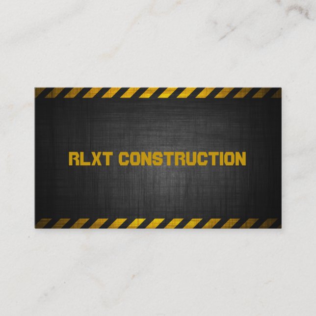 Paving, Asphalt, Construction, Builder, Roadwork, Business Card (Front)