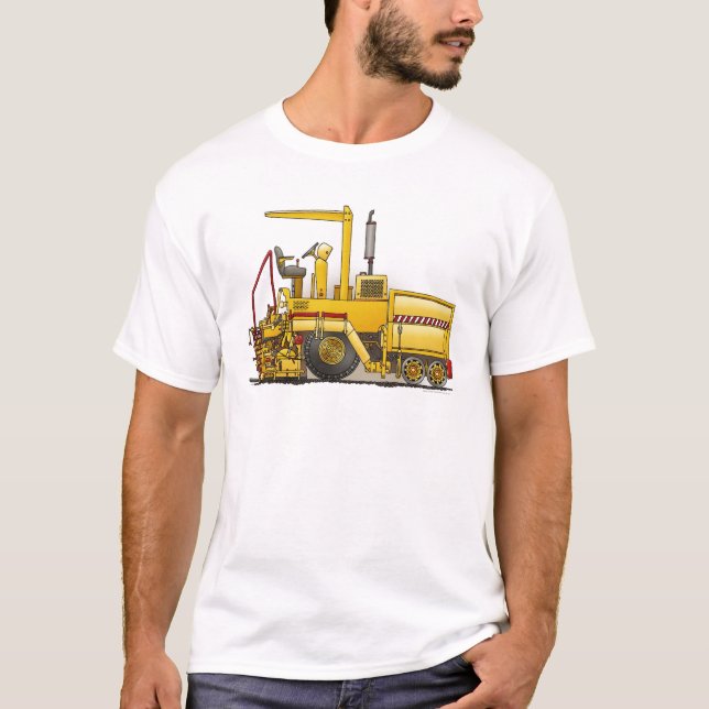 Paving Machine Mens T-Shirt (Front)