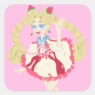 Pavlova Moon Square Sticker