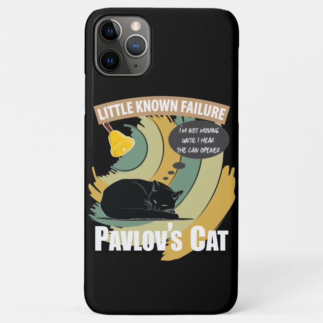 Pavlov's Cat - Funny Psychology Case-Mate iPhone Case (Back)