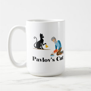 Pavlov's Cat Funny Psychology Coffee Mug