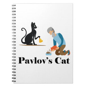 Pavlov's Cat Funny Psychology Notebook