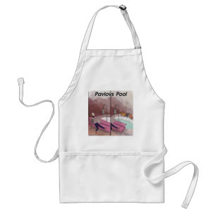 Pavlov's Pool Funny Cartoon Standard Apron