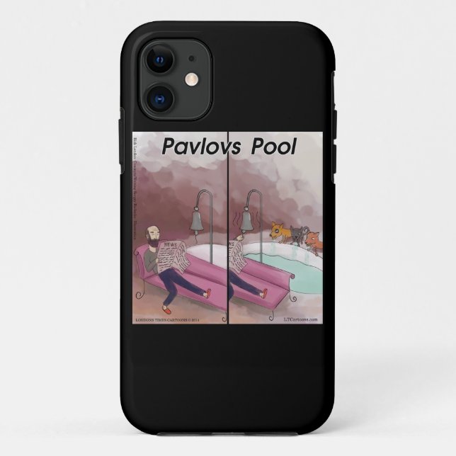 Pavlov's Pool Funny Psychology iPhone 5 Case (Back)