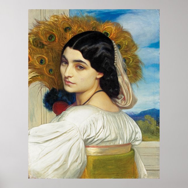 Pavonia - Frederic Leighton Poster (Front)