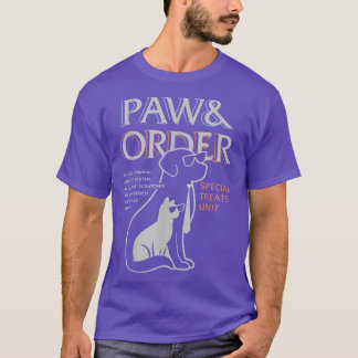 Paw and Order Special Feline Unit Pets Training Do T-Shirt