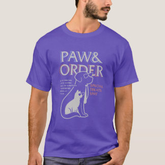 Paw And Order Special Feline Unit Petsraining Dog  T-Shirt