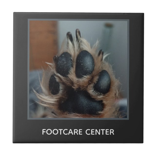 Paw care ceramic tile (Front)