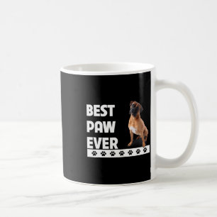 Paw Ever Boxer Bulldog Dad Fathers Day Dog Lovers  Coffee Mug