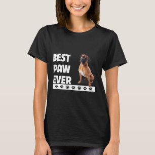 Paw Ever Boxer Bulldog Dad Fathers Day Dog Lovers T-Shirt