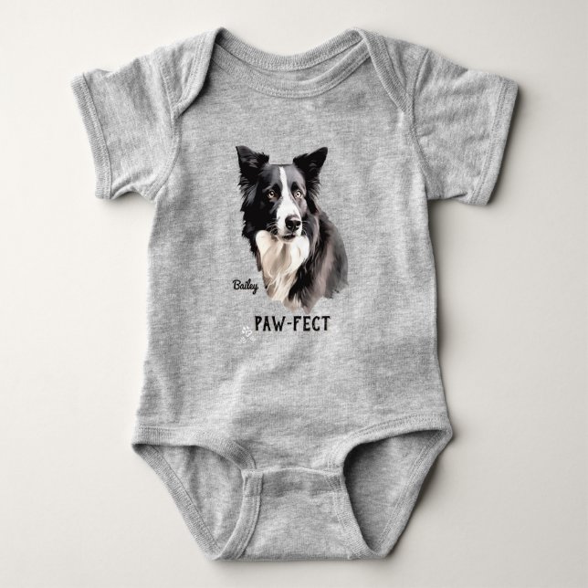 Paw-fect Baby Bodysuit (Front)