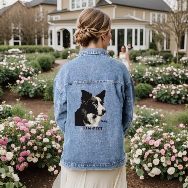 Paw-fect Denim Jacket (Wedding Back)