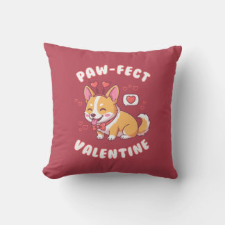 Paw-Fect Valentine - Corgi Dog Valentine Gift Cushion