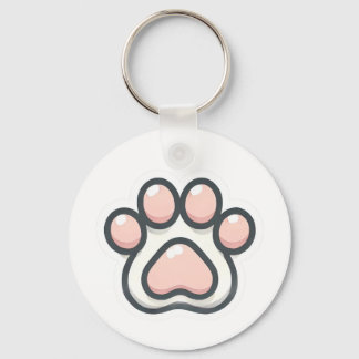 Paw keychians key ring
