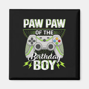 Paw Of The B-day Boy Gamer Boy Awesome Video Game Magnet