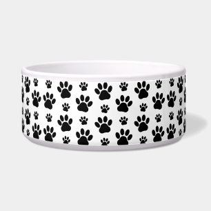 Paw Pattern, Dog Paws, Paw Prints, Black and White