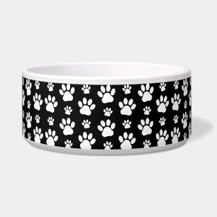 Paw Pattern, Paw Prints, Dog Paws, Black and White