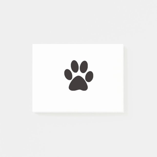 Paw Paw Print Post-it Notes (Front)