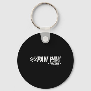 Paw Paw T Crew Race Car Birthday Family Racing Key Ring