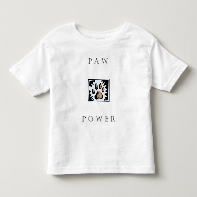 Paw Power Toddler T-Shirt (Front)