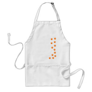 paw print - add your own name or dog breed standard apron