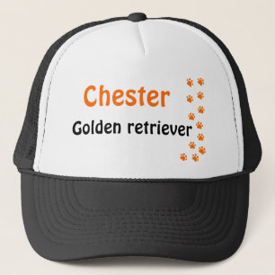 Paw print - add your own name or dog breed trucker hat