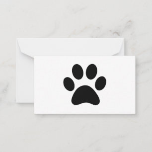 PAW PRINT CARD