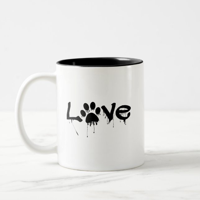 Paw Print     Coffee Mug (Left)