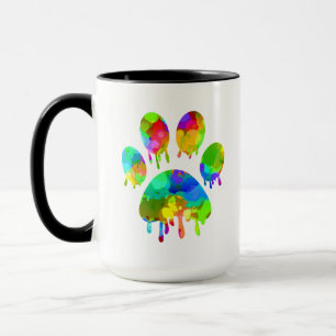 Paw Print Coffee Mug