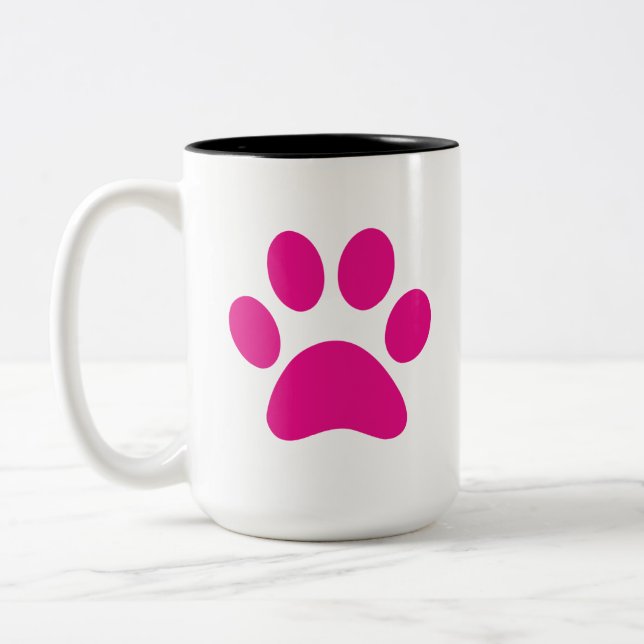 Paw Print     Coffee Mug (Left)